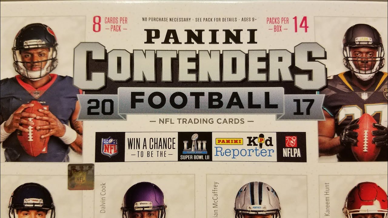 2017 Panini Contenders Football Retail Jumbo Box. 1 Auto 2 Mem