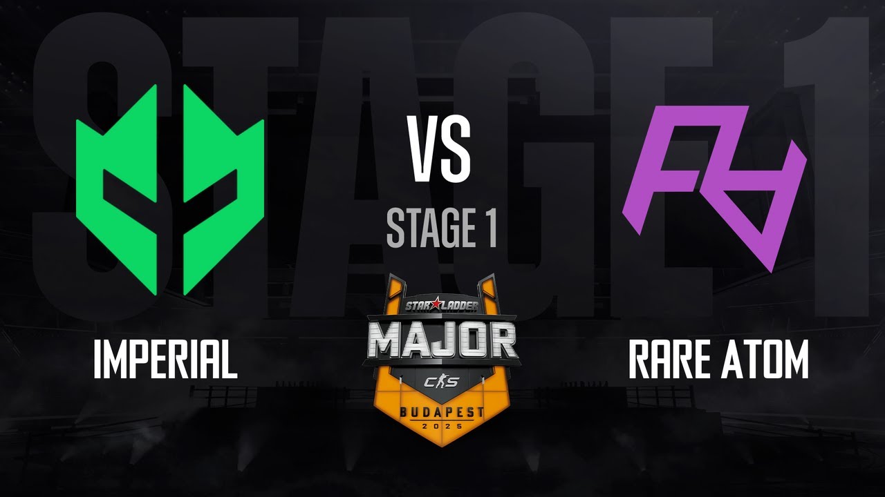 Imperial vs Rare Atom | StarLadder Budapest Major 2025 - STAGE 1 - Day 1