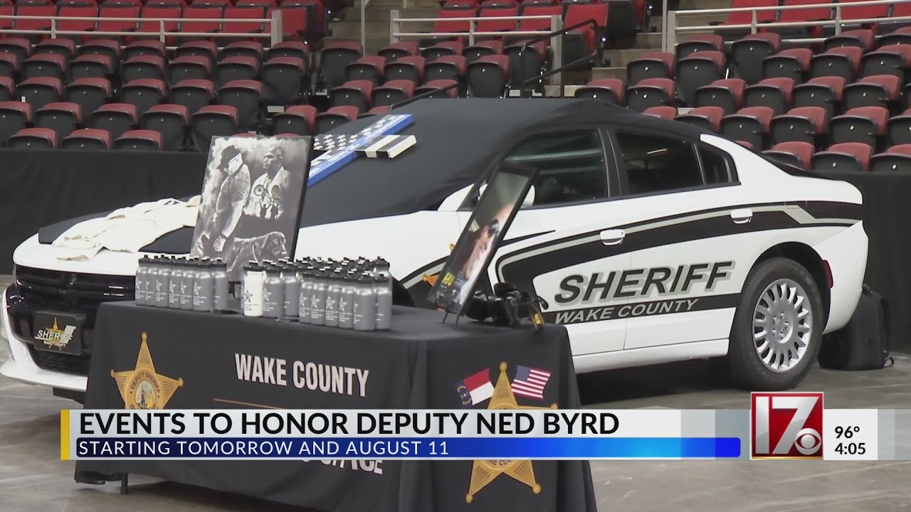 Events honoring fallen Wake County Deputy Ned Byrd