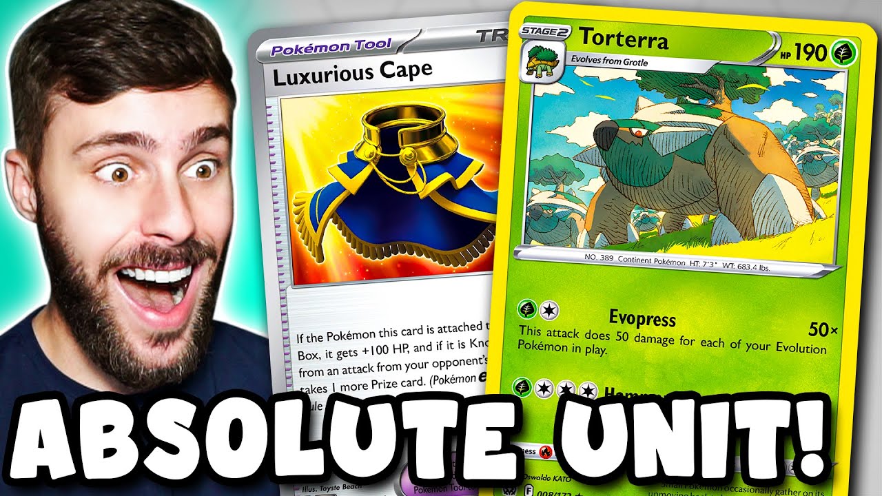 Torterra is UNSTOPPABLE with Luxurious Cape! (PTCGL)