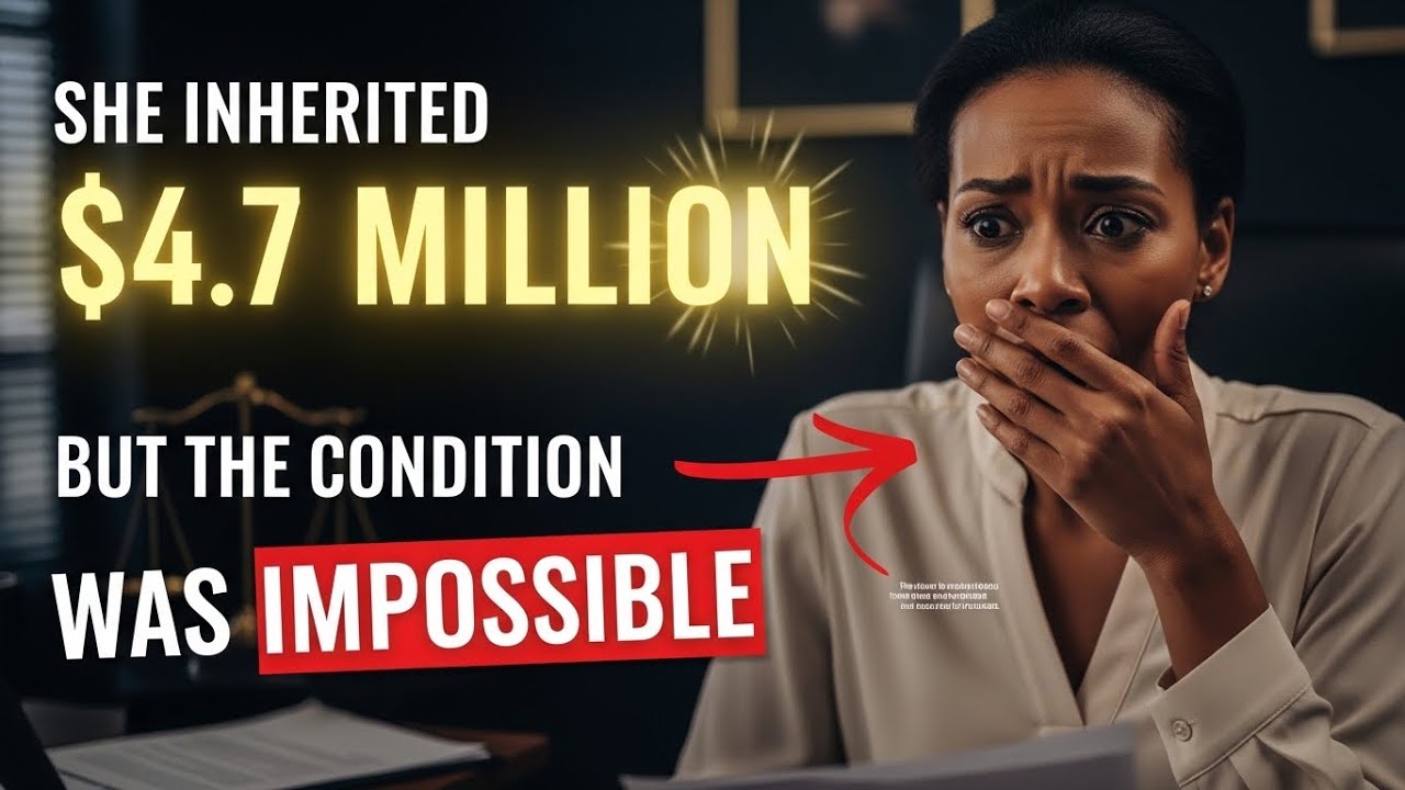 $4.7 MILLION, ONE IMPOSSIBLE CONDITION.