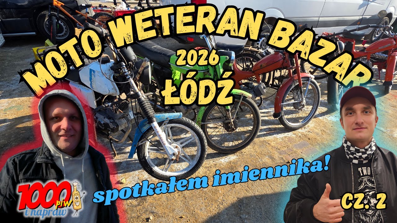 Moto Weteran Bazar 2026 - motocykle, motorowery i inne bajery - poznaj ich ceny! Zimowa giełda CZ.2