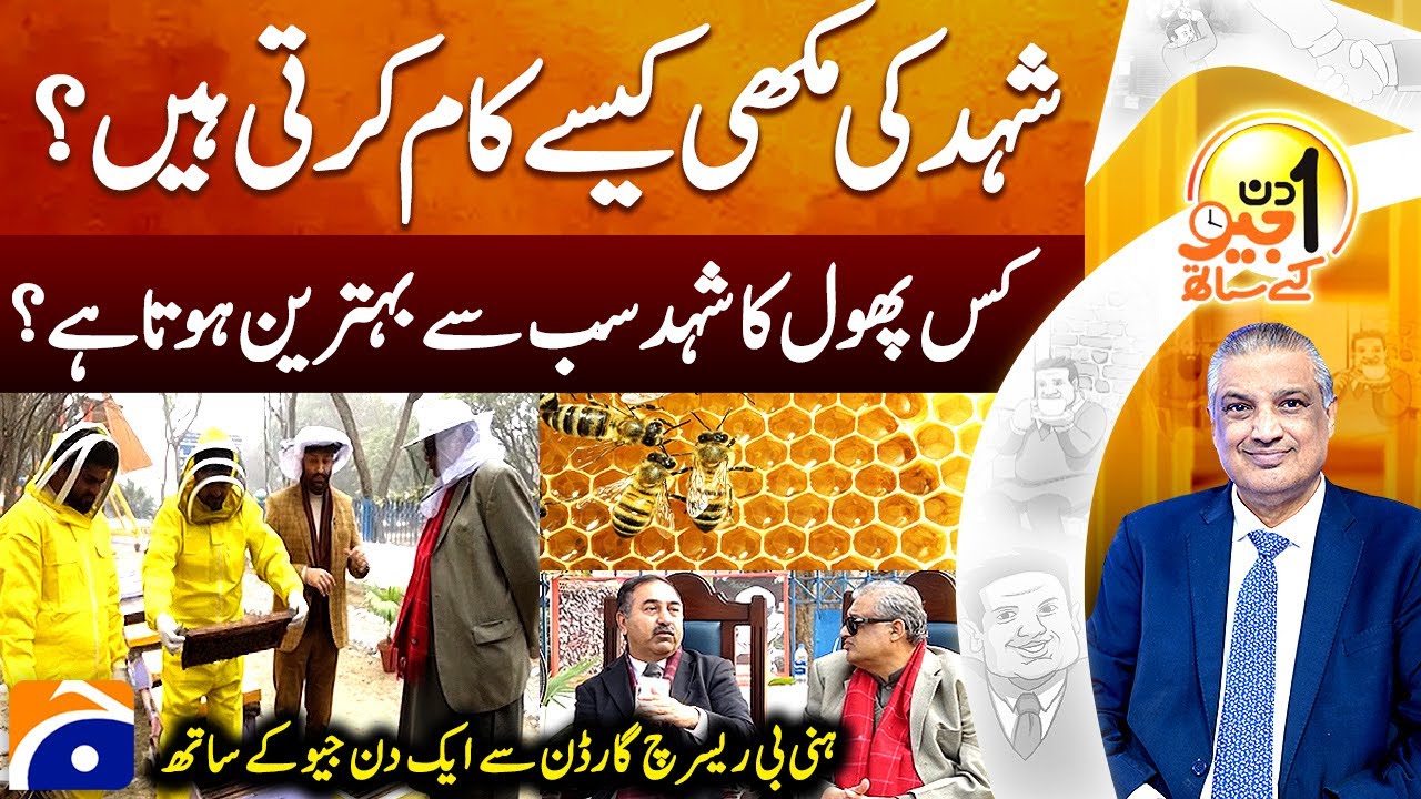 Honey Bee Research Garden - Punjab University - Aik Din Geo Kay Saath - Suhail Warraich - Geo News