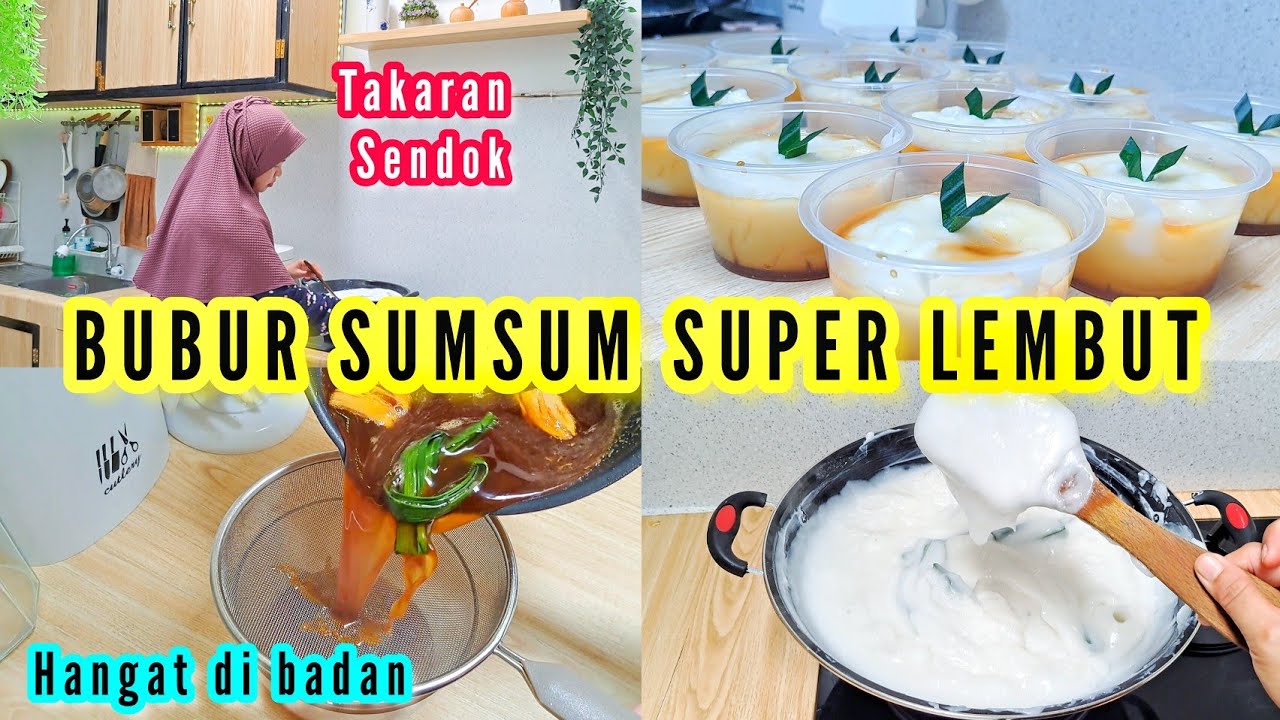 TAKARAN SENDOK RESEP BUBUR SUMSUM LEMBUT JUALANKU #idejualan #bubursumsumlembut #niahermanto