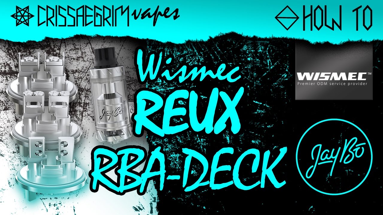 Wismec Reux RBA Deck Review / Wickeln / Tutorial