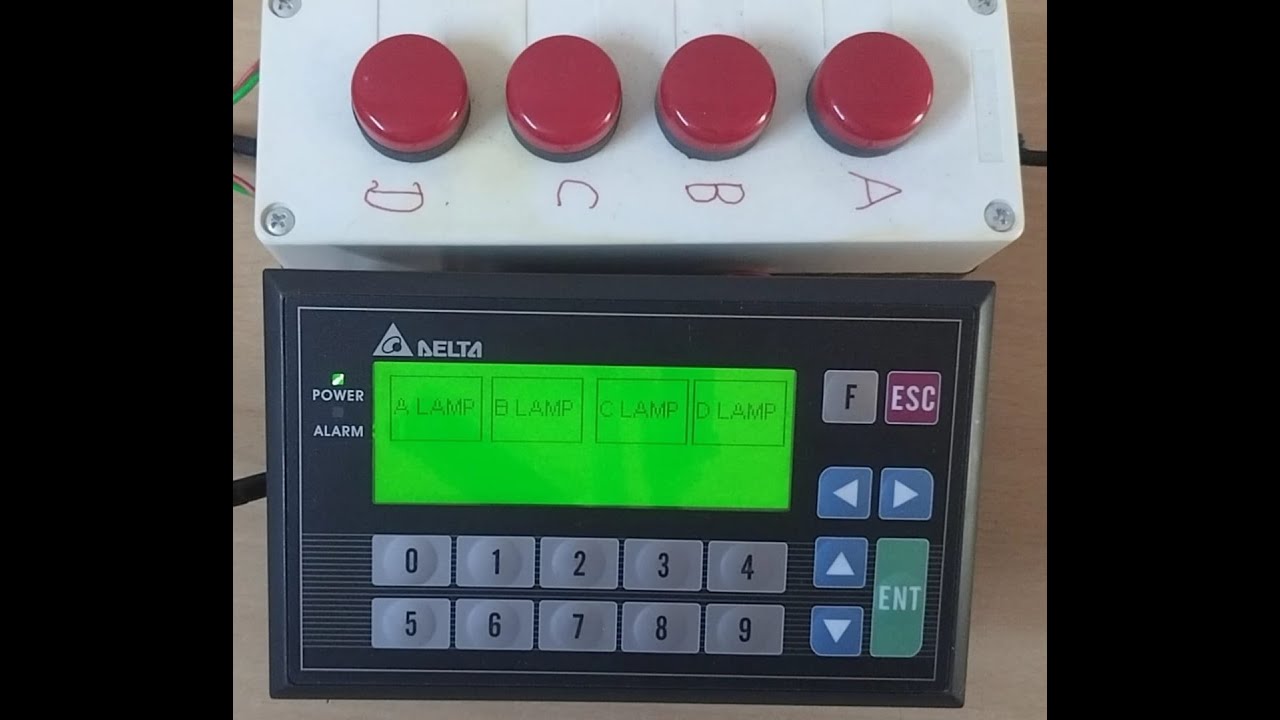 DELTA TP04P PLC &HMI COMBO PROGRMMING