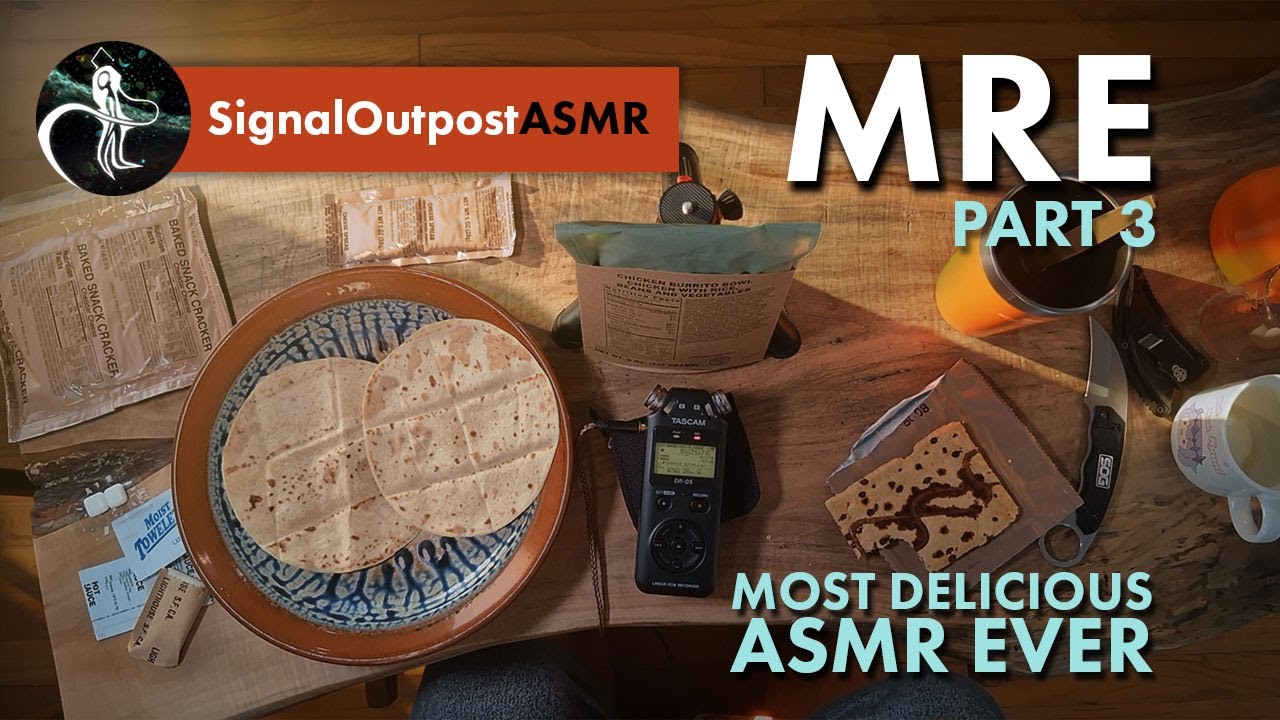 [ASMR] US Military MRE Menu 16 — Plating, Eating & Cleanup (With Cats) | Part 3