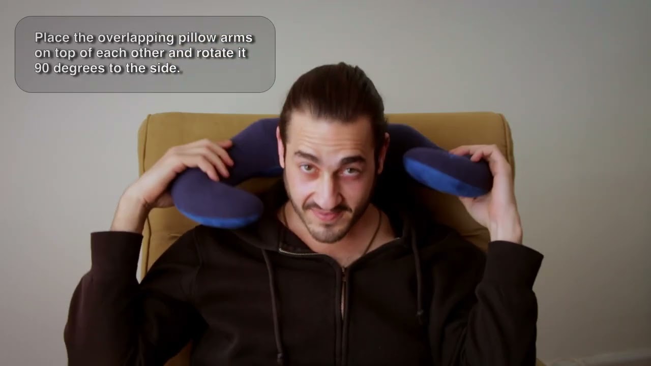 How to use your BCOZZY pillow - Chin Supporting Travel Pillow