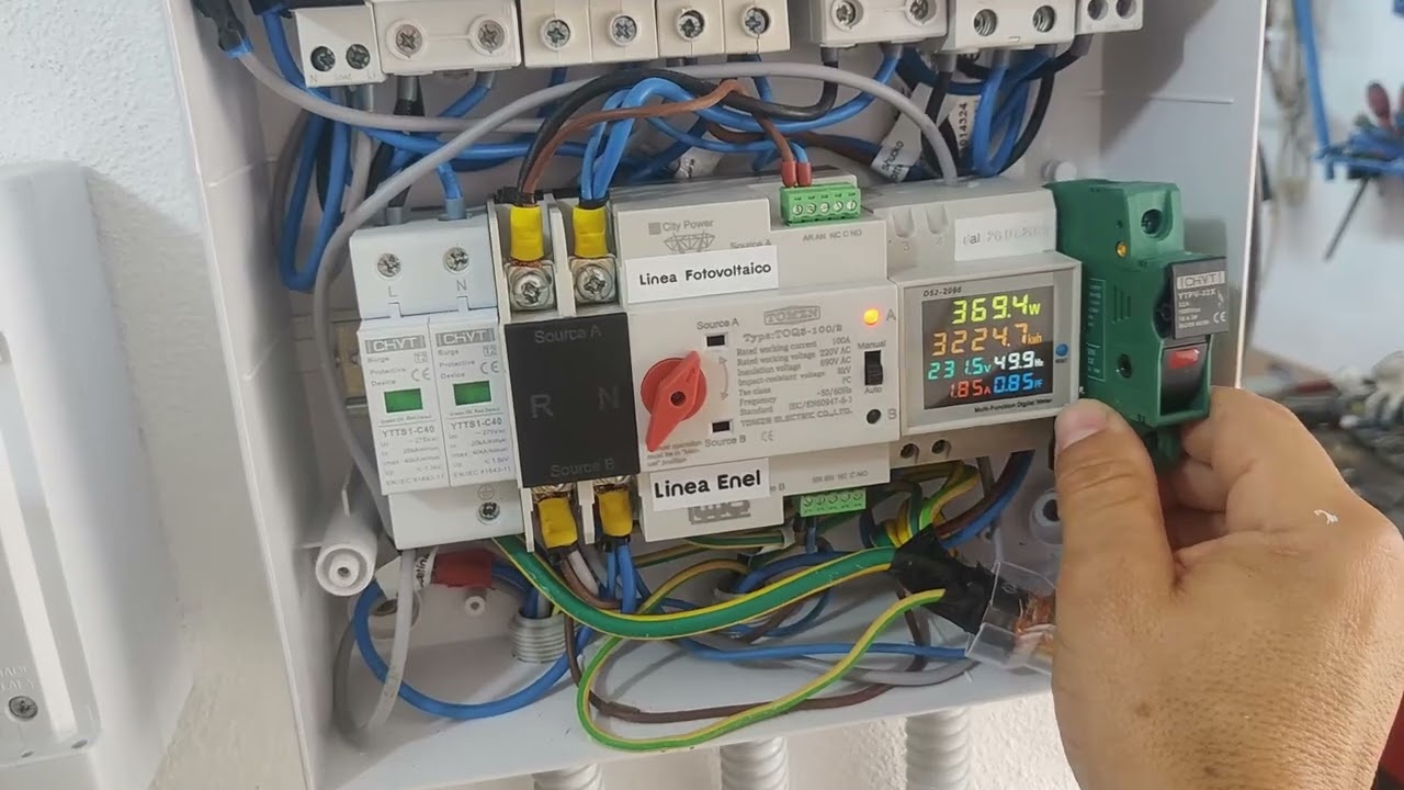 #8 - Installazione fusibili protezione bobine ATS. Impianto fotovoltaico off-grid fai da te.