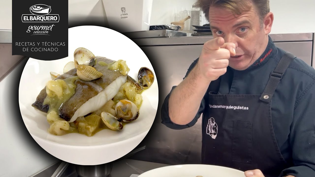 Bacalao DE AUTOR El Barquero confitado con callos de bacalao en salsa verde y berberechos.