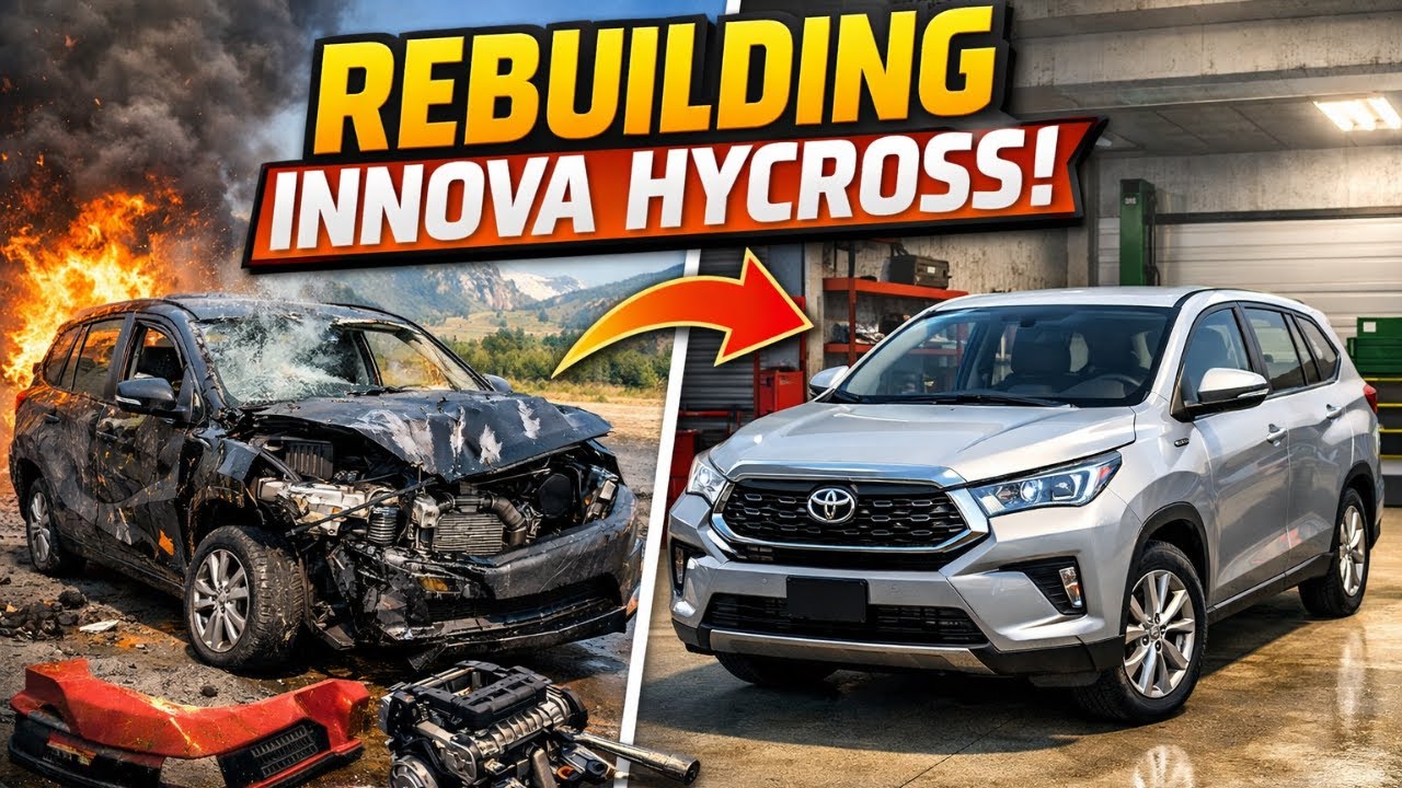 DESTROYED INNOVA HYCROSS 😱 | Can I Rebuild It Back to NEW?”
