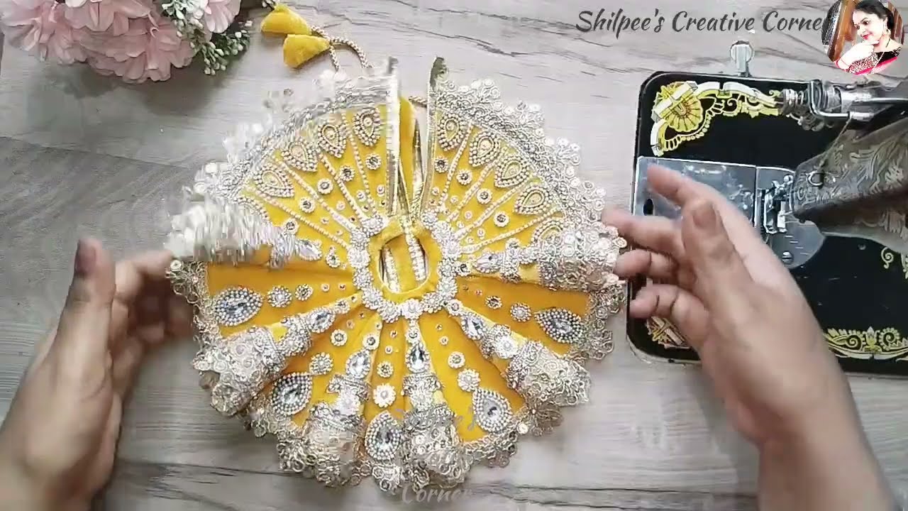 🤩Trending Cone Poshak🥳 Janmashtmi Special poshak for Laddu Gopal🌟