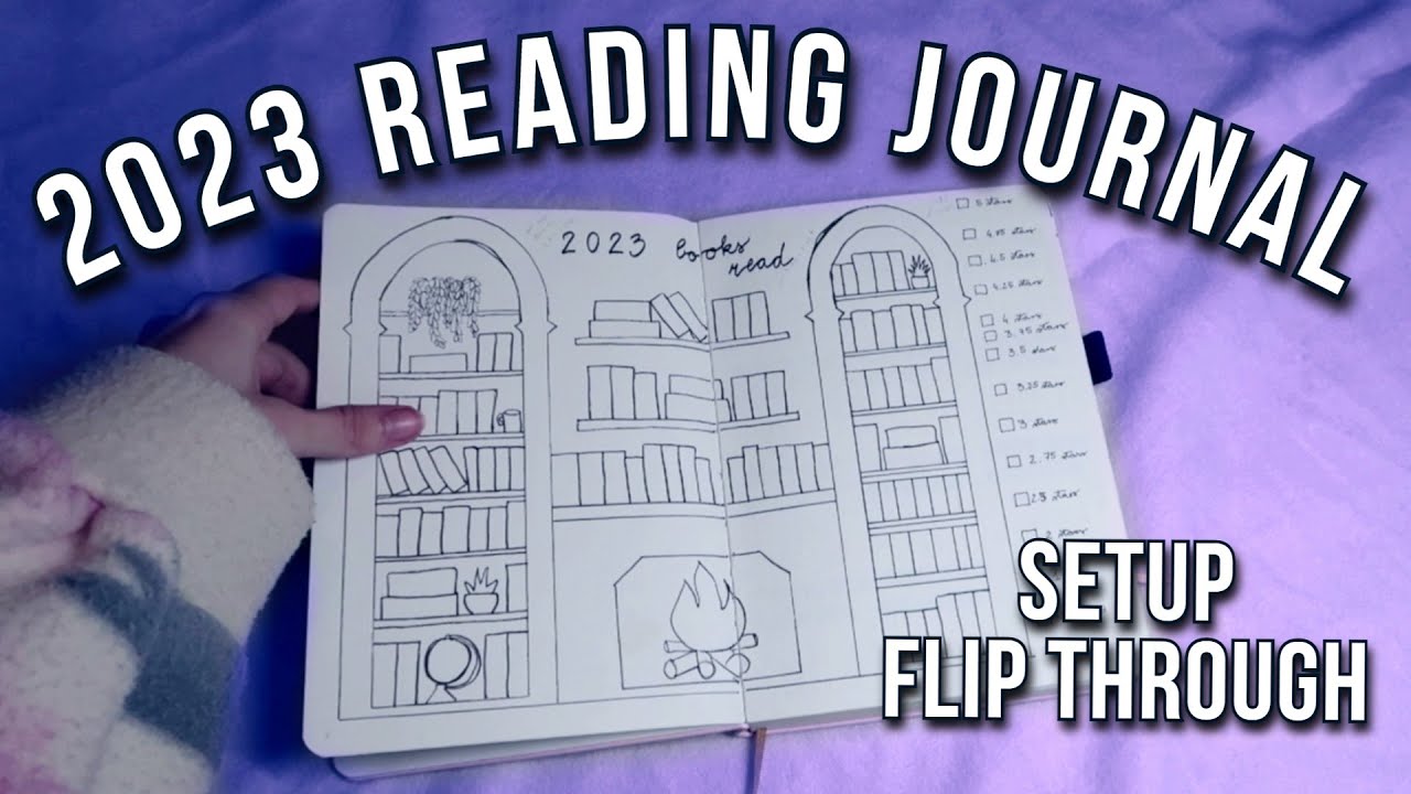 2023 READING JOURNAL SETUP FLIP THROUGH