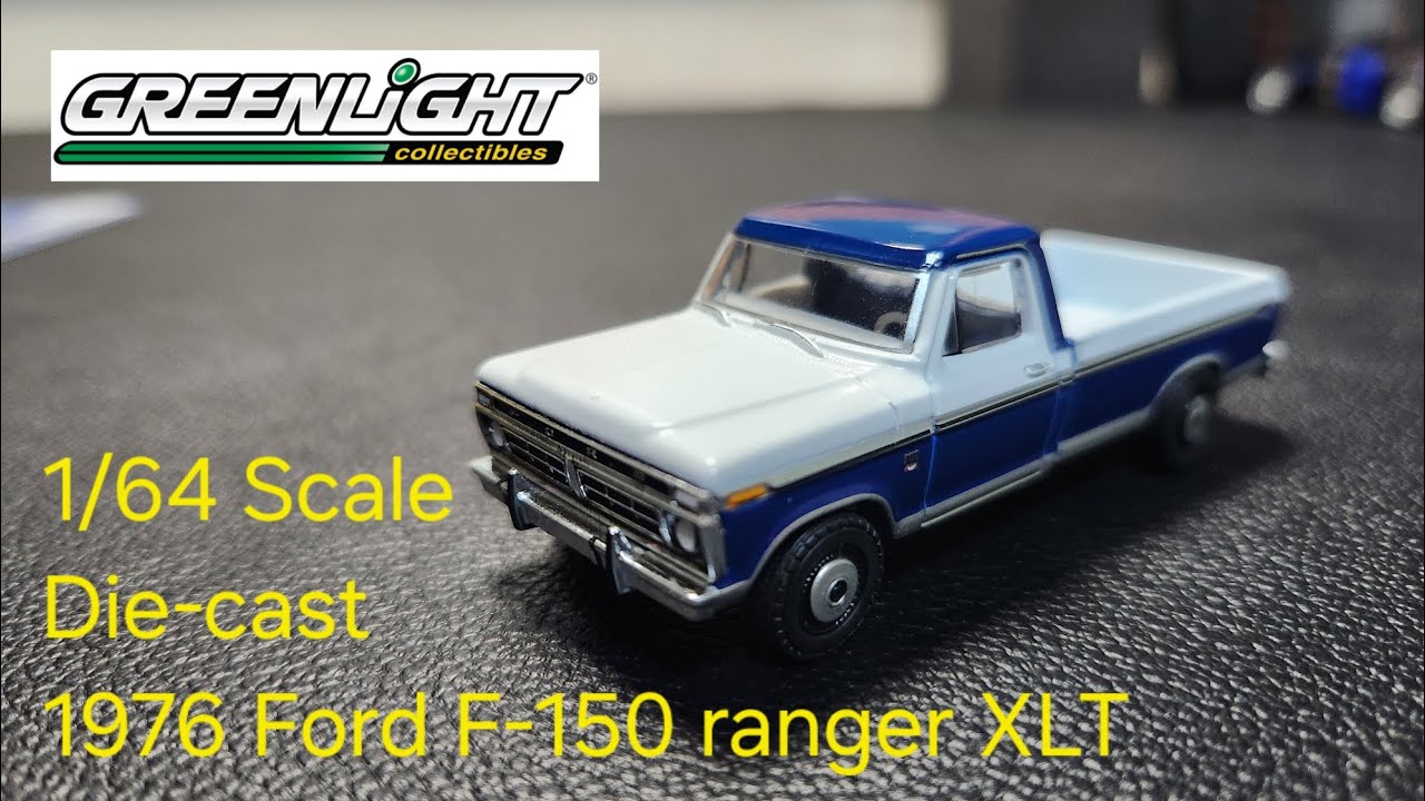 Greenlight 1/64 scale 1976 Ford F-150 Ranger XLT die cast mini car