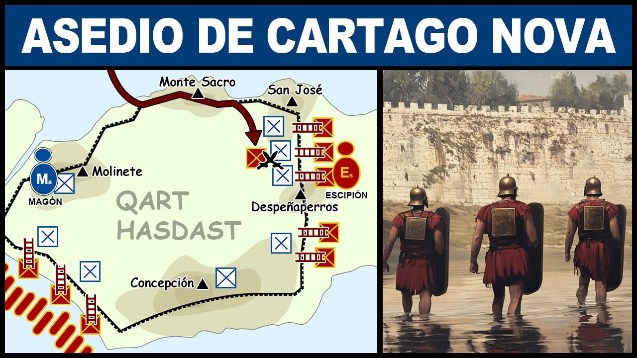 El Asedio de Cartago Nova (209 a.c.) - II Guerra Púnica - Ep.21