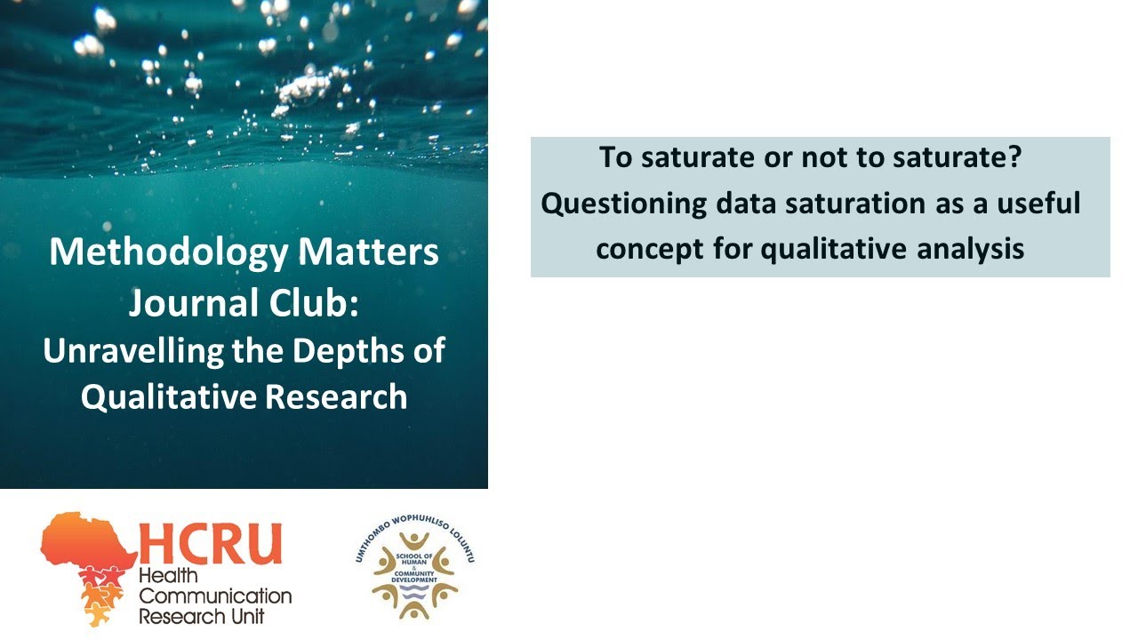 Data saturation