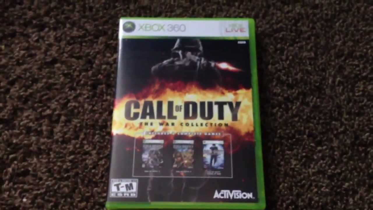 Call of Duty: The War Collection Xbox 360 Unboxing!!!!