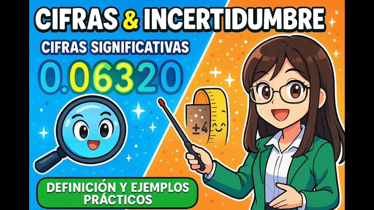 🤖Cifras Significativas e Incertidumbre: Definición y Ejemplos Prácticos 👩‍🏫