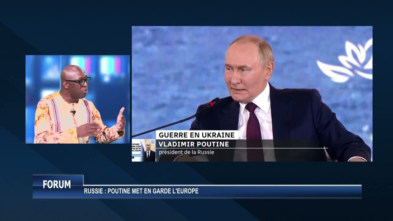  RUSSIE : POUTINE MET EN GARDE L'EUROPE. Partie 1