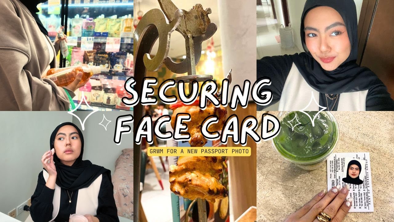 GRWM to Take My NEW Passport Picture: Bronzy Makeup Look + Abu Dhabi Eats | Vlog