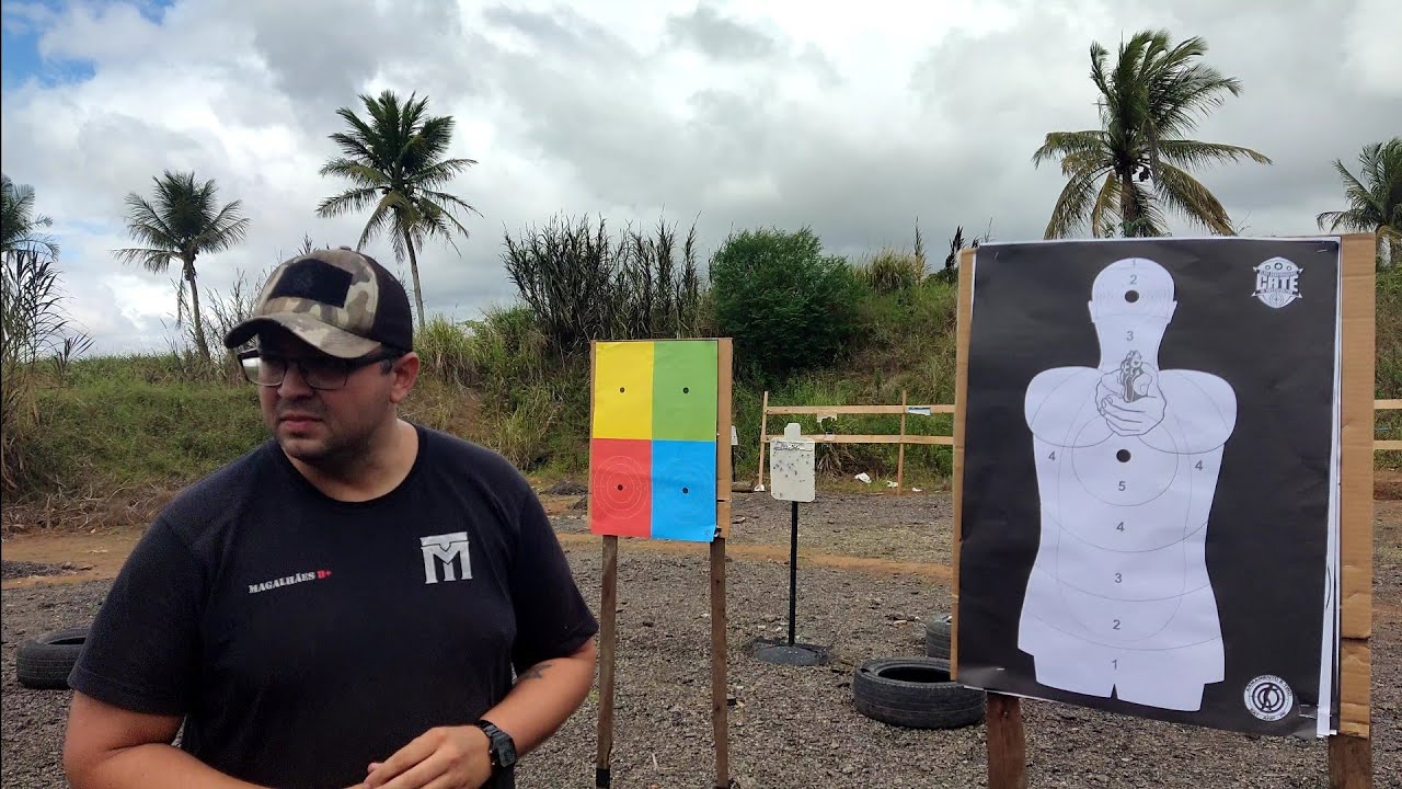 Teste de tiro para PORTE de arma  pela Polícia Federal (Sinarm)