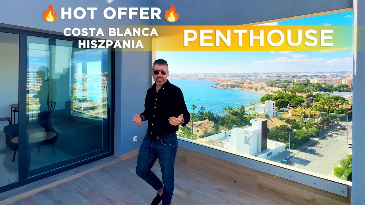Poznaj NAJBARDZIEJ LUKSUSOWY apartament typu penthouse w Punta Prima z widokiem na morze Hiszpania