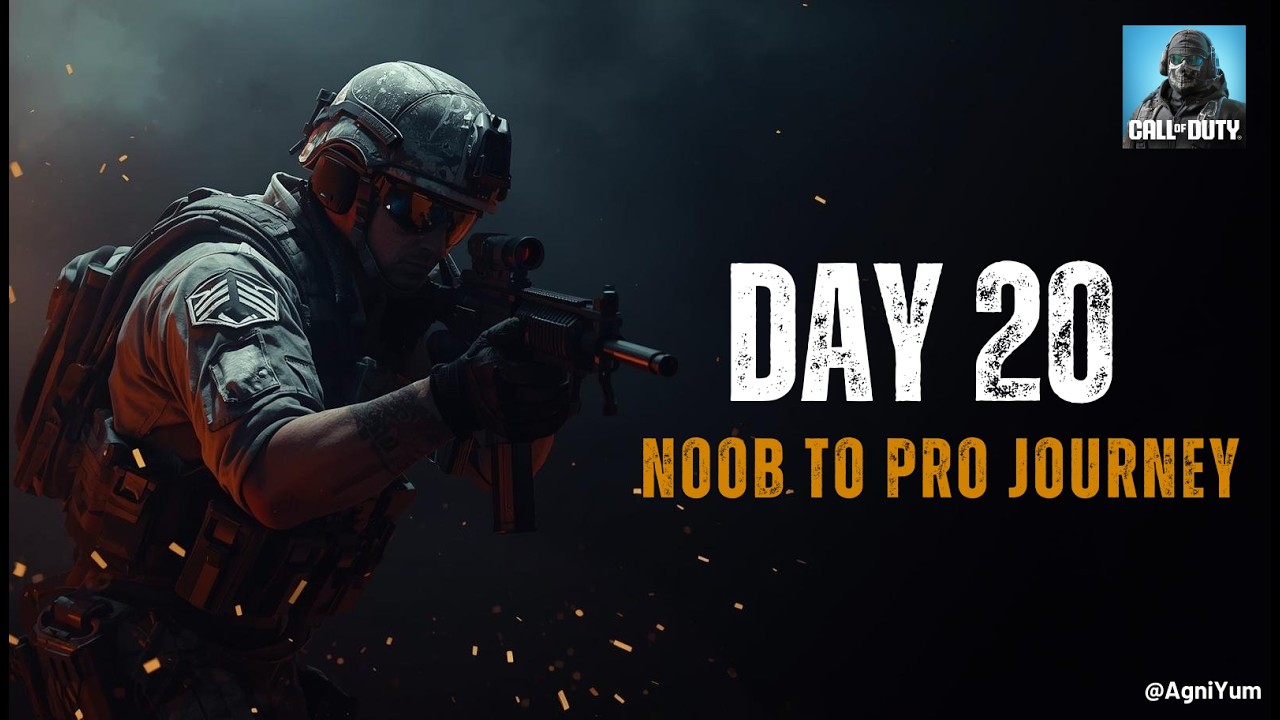 Call of Duty (COD) Noob to Pro Journey | COD Raw Gameplay | Day 20 | AgniYum #cod #gaming #gameplay