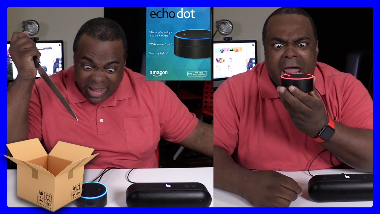 Amazon Echo Dot: I WILL KILL YOU TOO! [Unboxing & Setup]