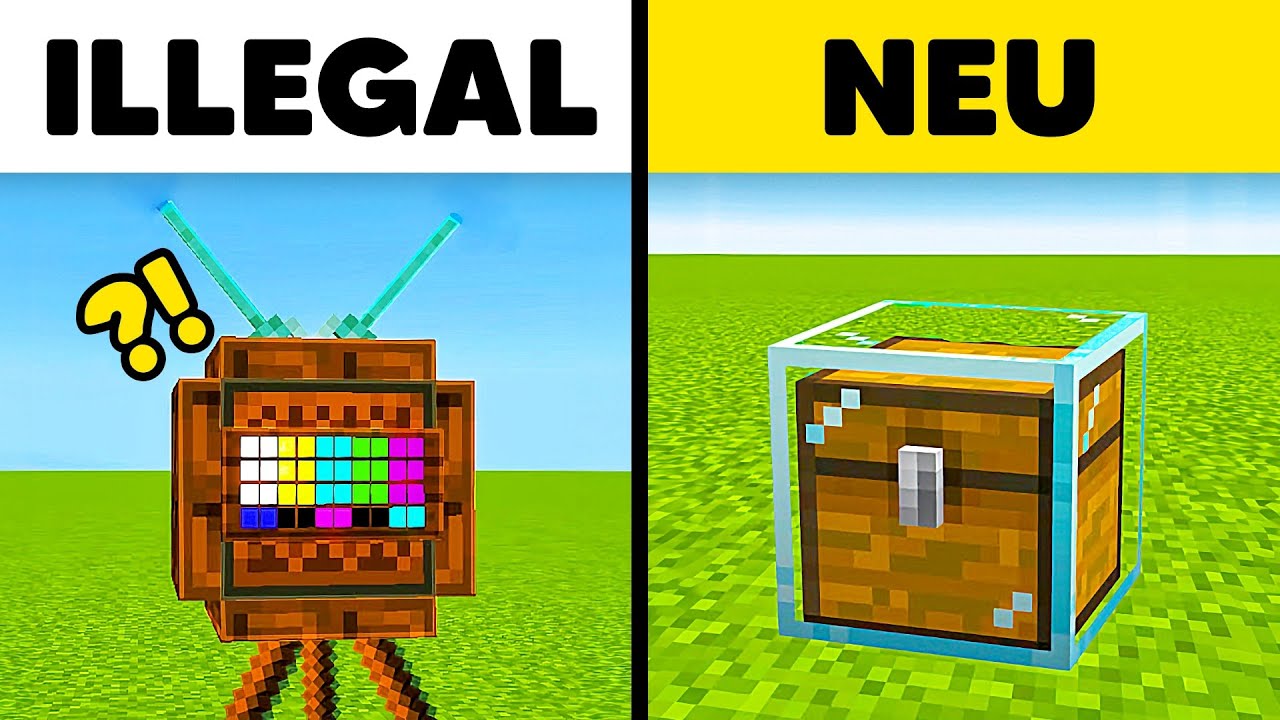 40 Minecraft MINI BAUHACKS die du gesehen haben musst!