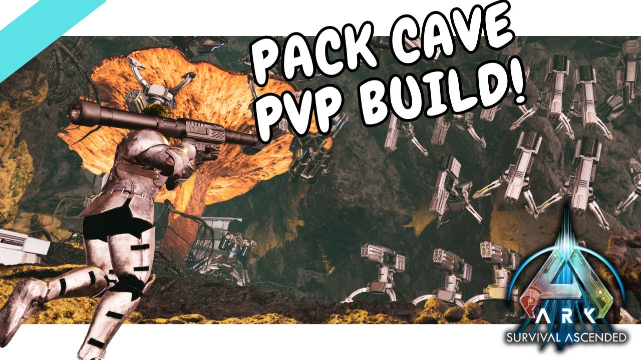 Make Pack Cave As Strong As Possible! Ark Ascended Base Build