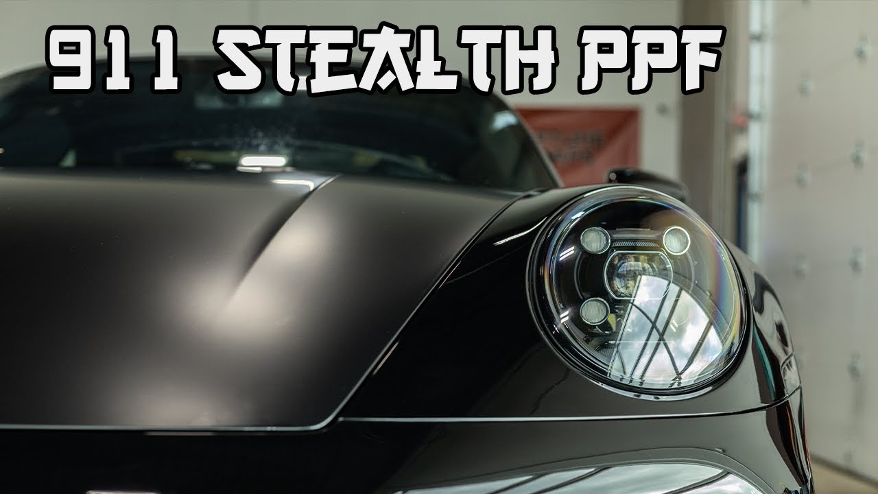 Full Stealth Paint Protection Film on Porsche 911