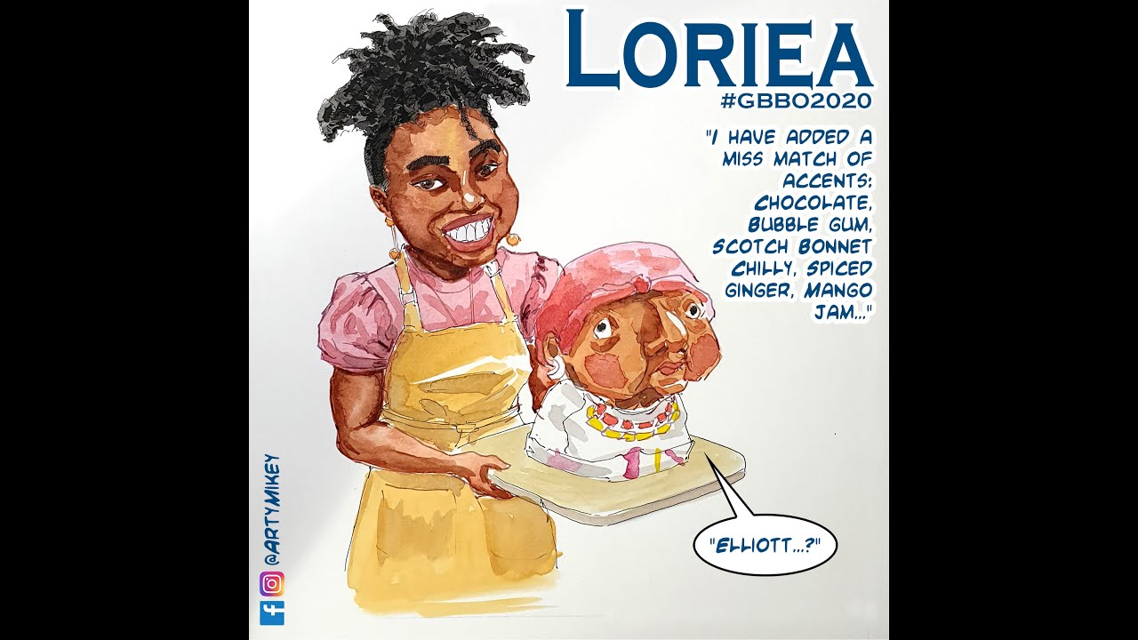 Loriea from The Great British Bake off 2020