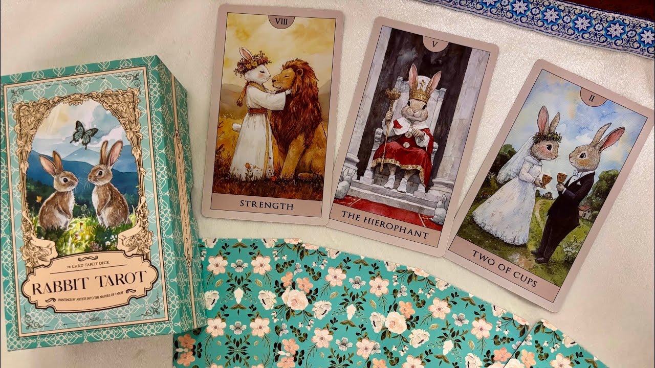 Новинка с Кикстартера😍🐰 «Rabbit Tarot»🐰😍 «Таро Зайчиков». Обзор колоды.