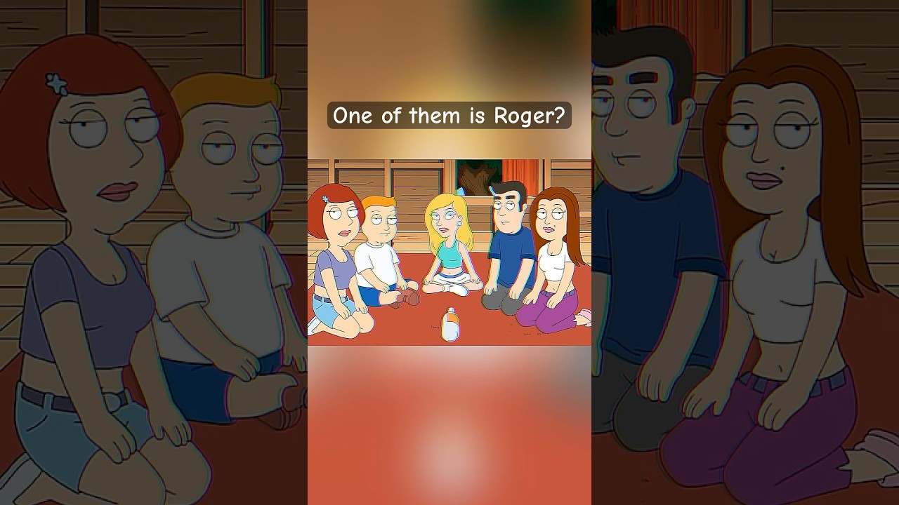Roger kisses Steve 