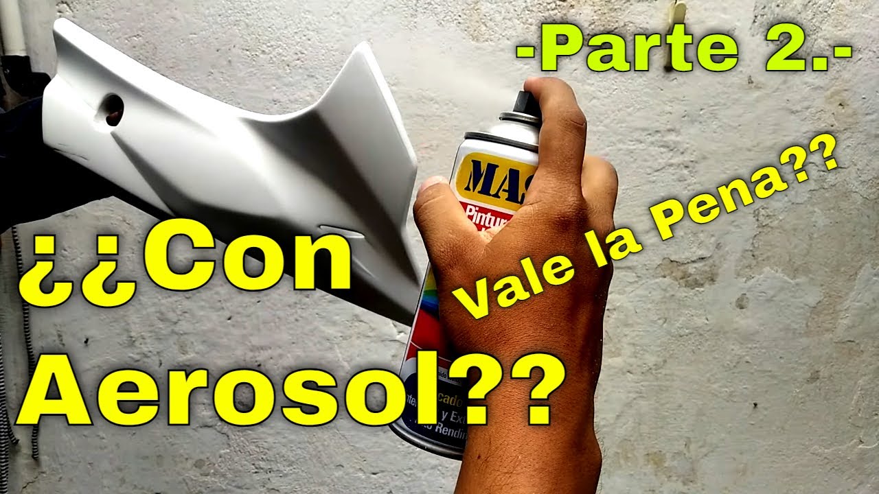 Vale la pena Pintar la Moto con Aerosol?? 2do Round!