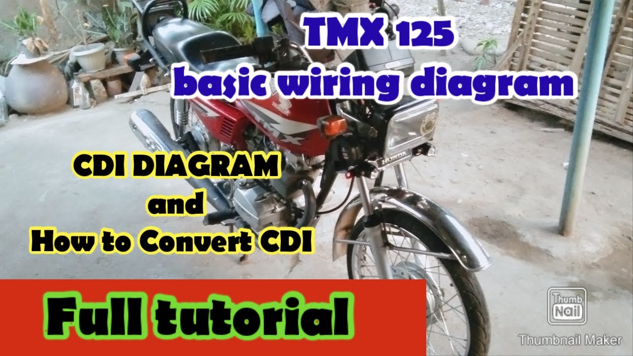 TMX 125 Full tutorial Basic wiring diagram