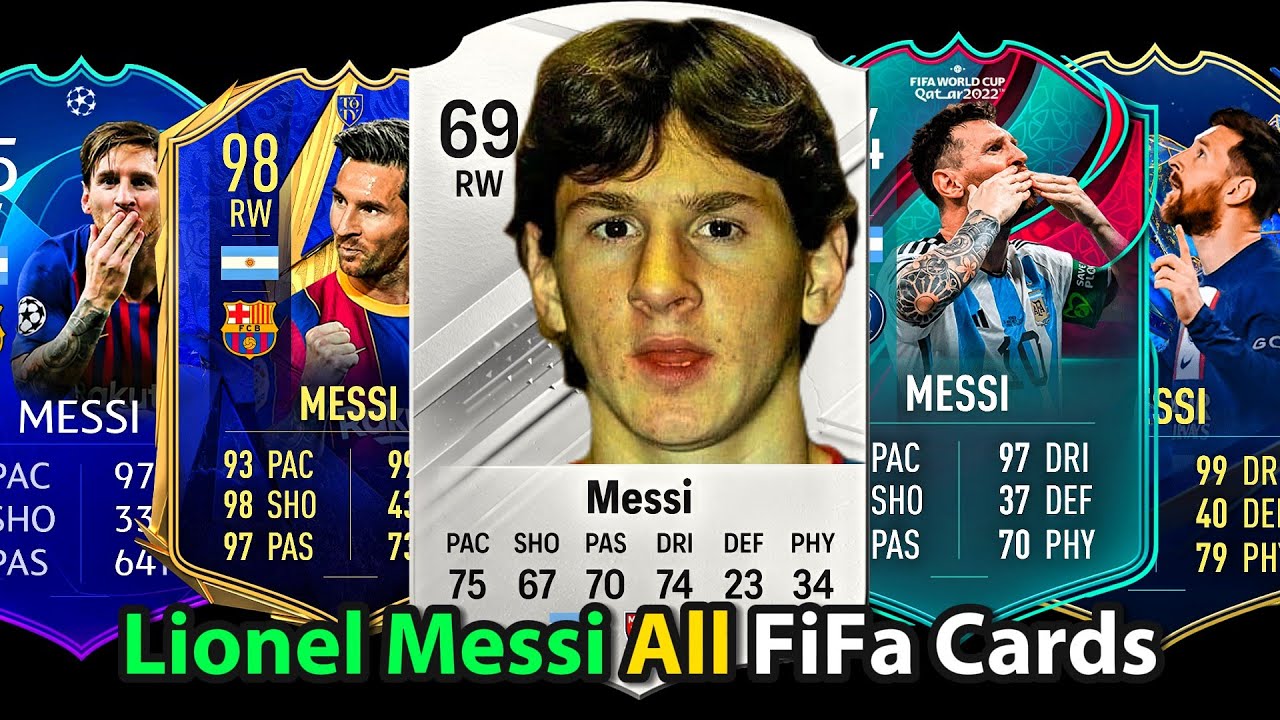Lionel Messi | All FiFa Cards ( FIFA10  - FC24 )