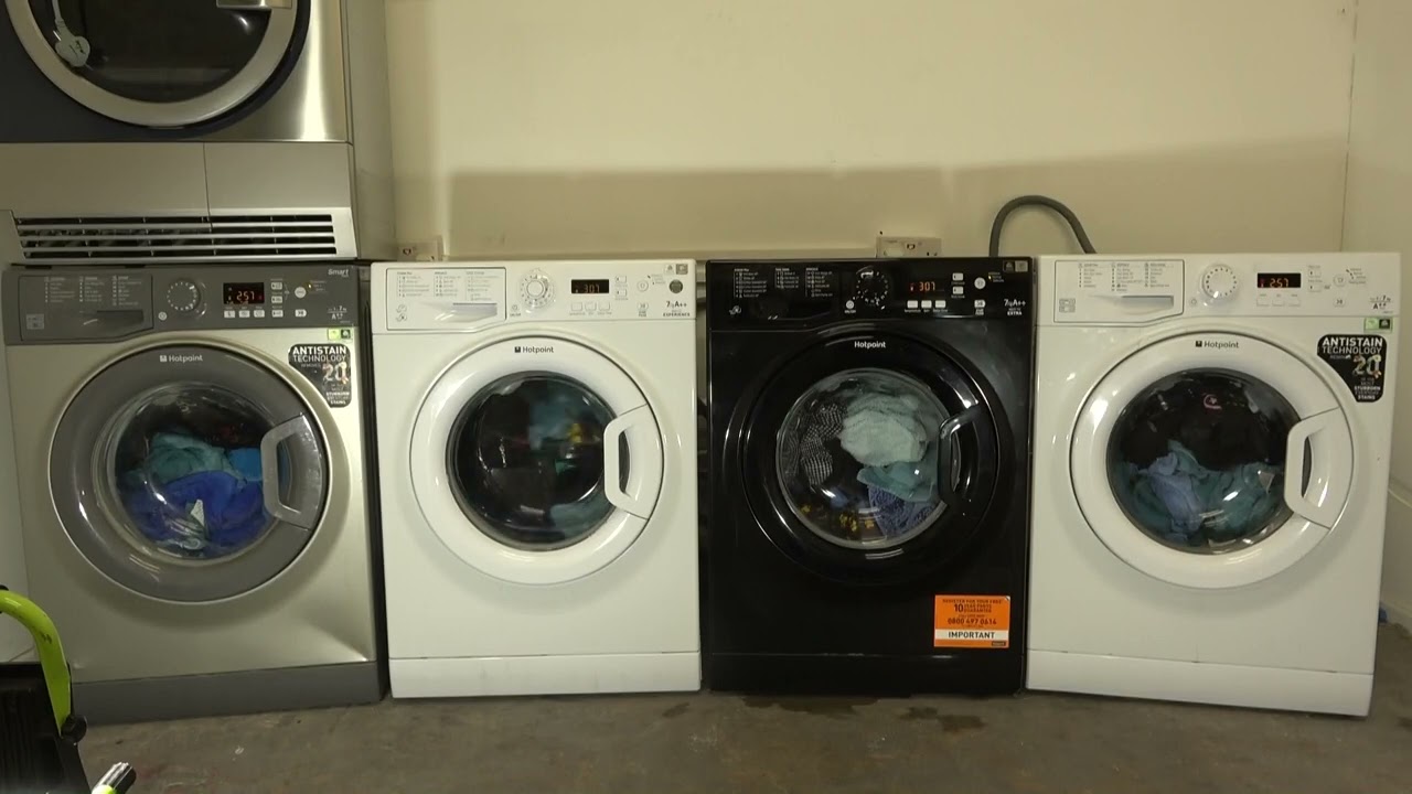 Wash Race - Hotpoint Smart vs Hotpoint Experiance vs Hotpoint Extra vs Hotpoint / Cotton Eco 60'c