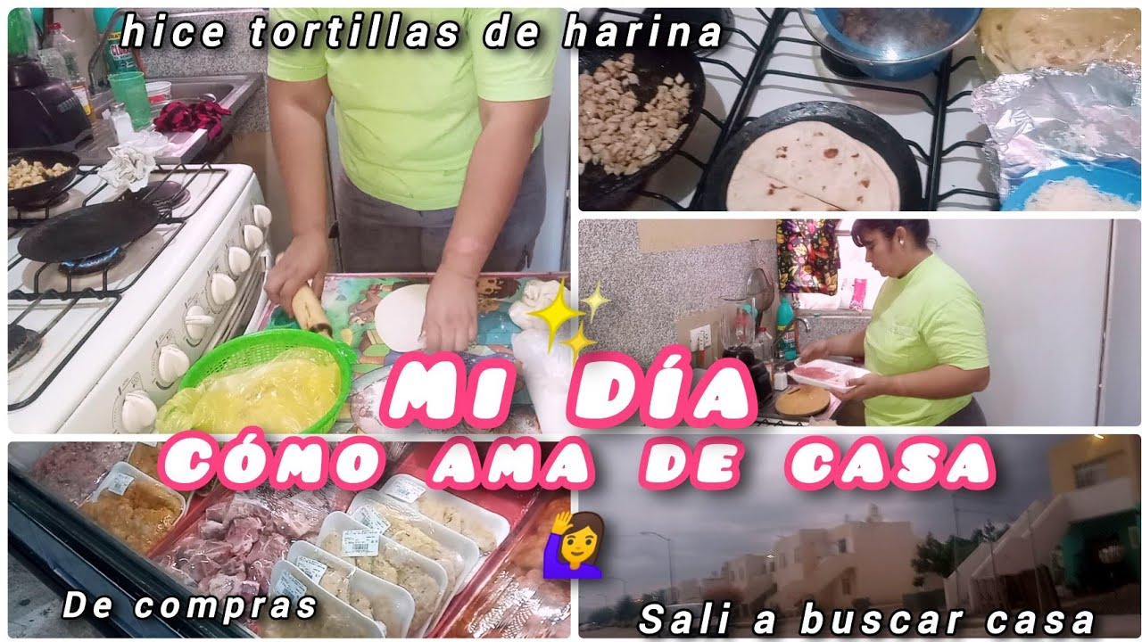 Así Es mi Día Como mamá y ama de Casa 🏠 ✨😋//Salí a Buscar Casa de Infonavit/Vlog #amadecasa #cocina