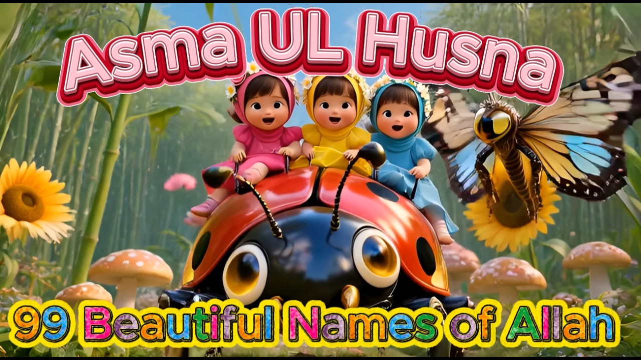 99 Names of Allah – Asmaul Husna Song for Kids | Beautiful Nasheed with Cartoon (أسماء الله الحسنى)