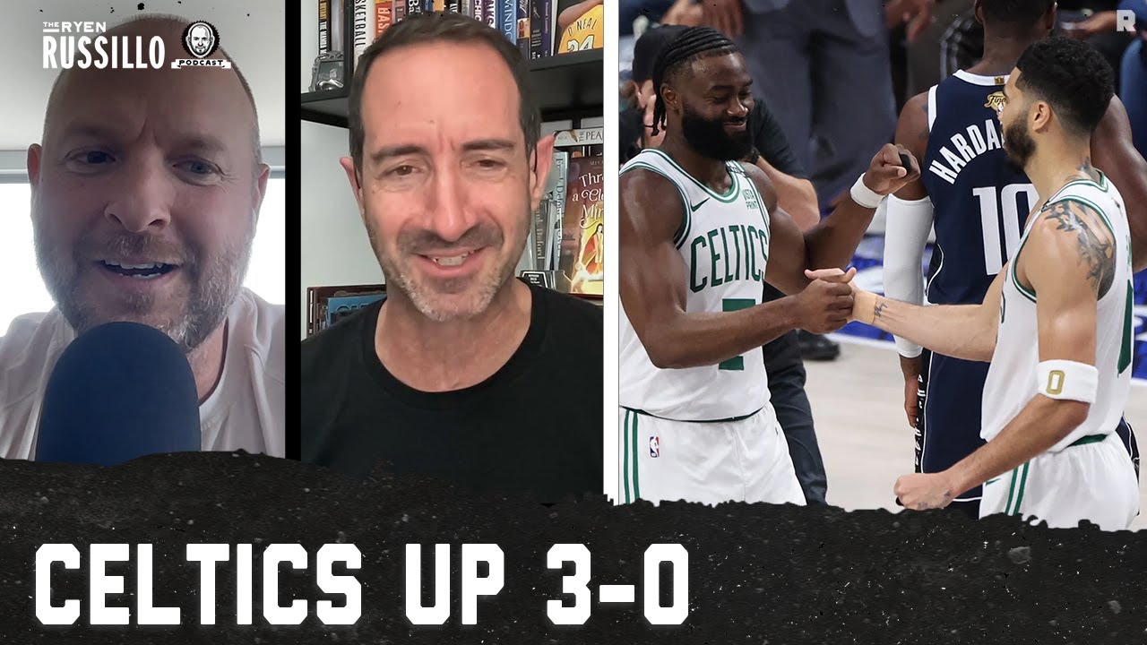 The Celtics Are Up 3-0. Plus, Howard Beck on Tatum and Jerry West | The Ryen Russillo Podcast