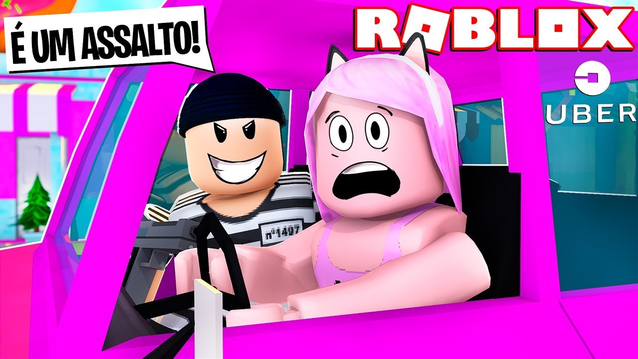 VIREI MOTORISTA DE UBER (Roblox- BLOXBURG)