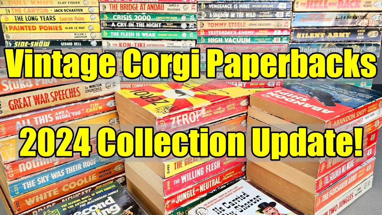 Vintage CORGI Paperbacks - The ICONIC Series - 2024 Collection UPDATE - New Additions!