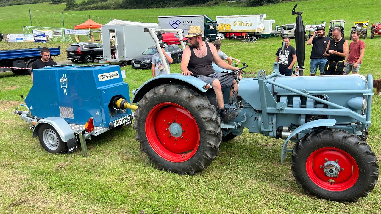 Eicher Ea 400 Schlepper Traktor Zapfwellenleistungsprüfstand Zapfwellenbremse