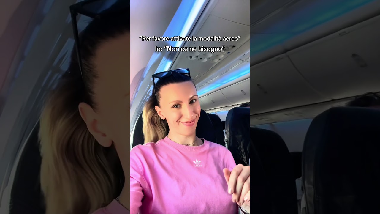 Quando chiedono di attivare la modalità aereo ✈️😂