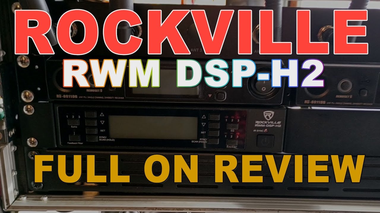Полный обзор беспроводного микрофона Rockville RWM DSP-H2.
