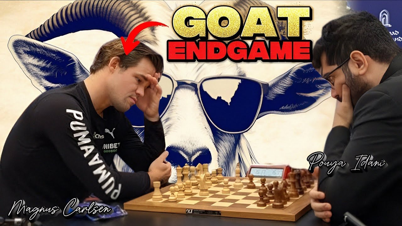 Magnus Carlsen VS Pouya Idani || Fide World Rapid Chess Championships 2023, Round 11