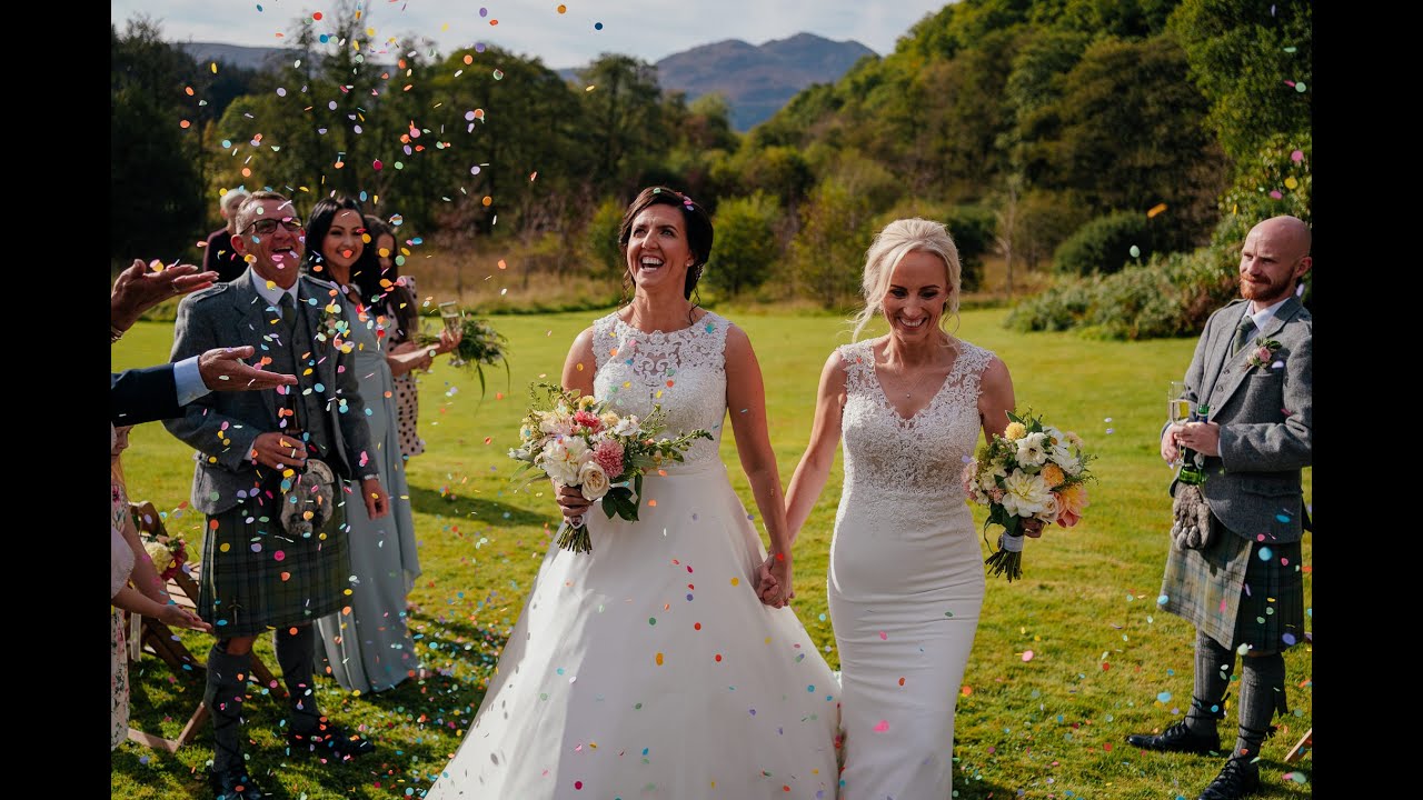 Siobhan & Mags Wee Wild Wedding Outdoor Garden Micro Wedding, Scotland