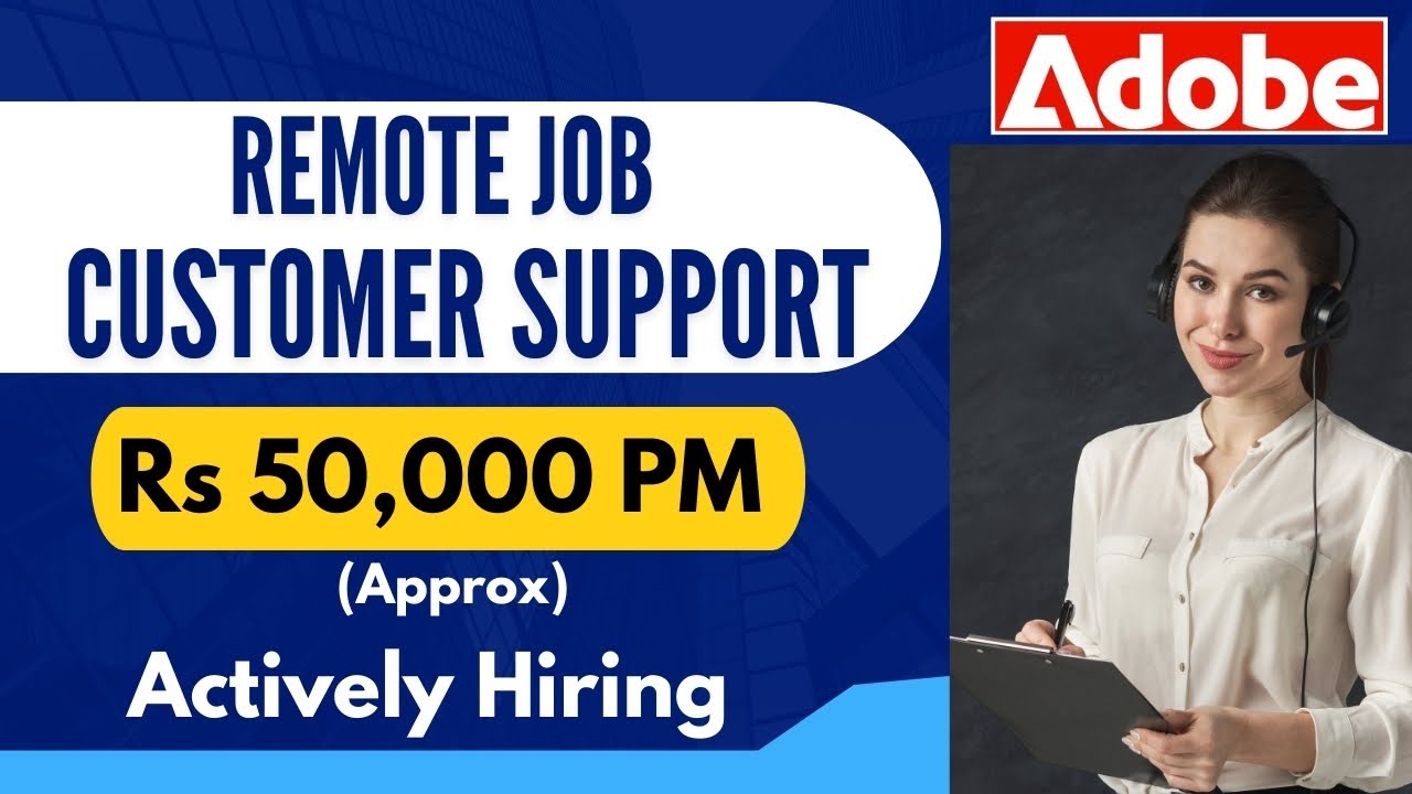 Adobe Hiring! Work From Home Technical Support Job 2025