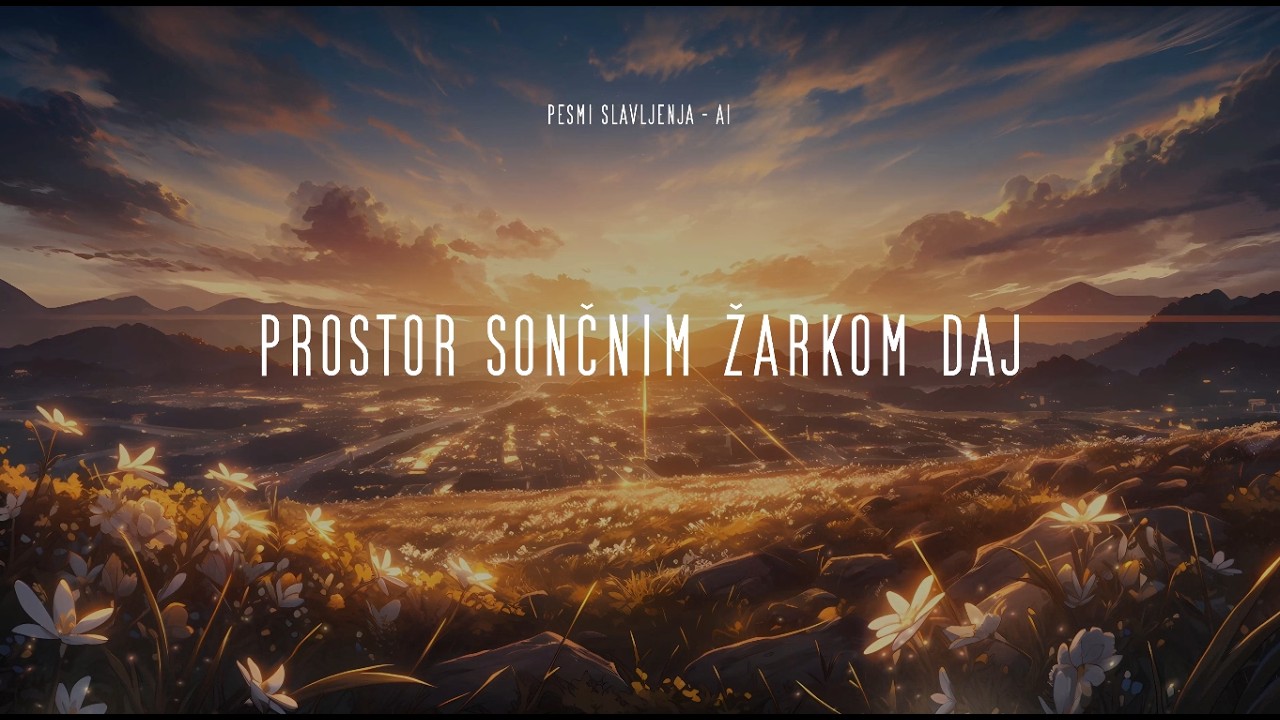 Prostor Sončnim Žarkom Daj - Pesmi Slavljenja